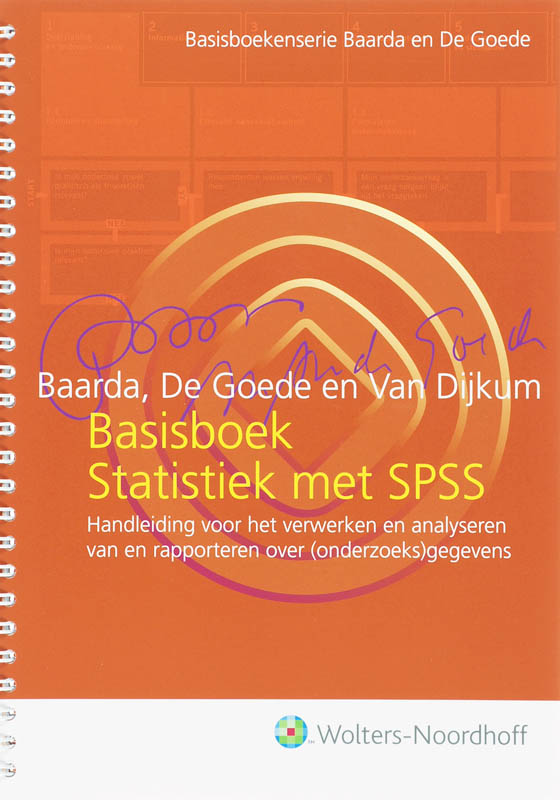 Martijn de Goede - Basisboek Statistiek met SPSS