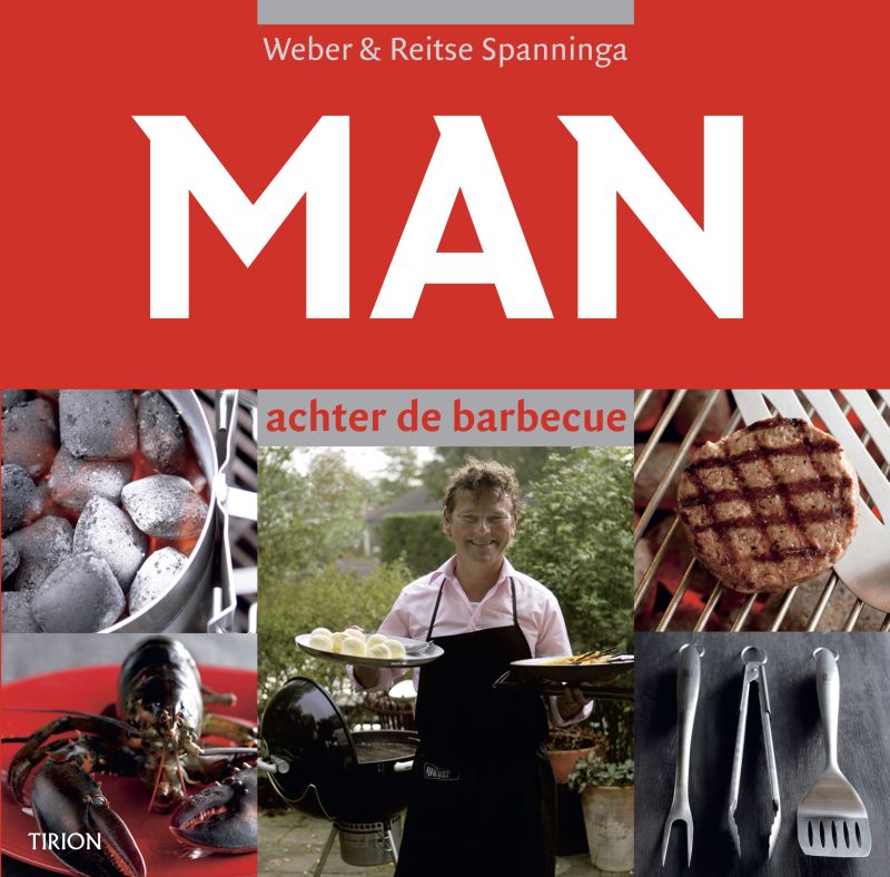 Man Achter De Barbecue