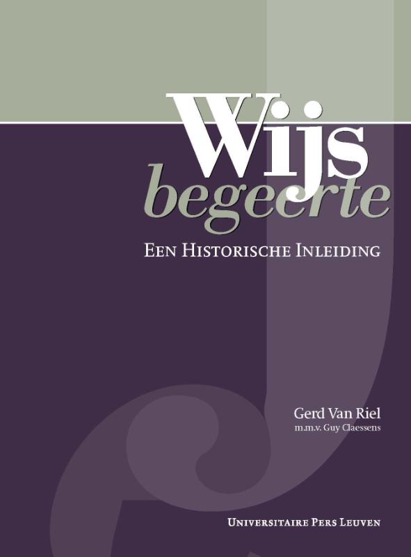 Gerd Van Riel - Wijsbegeerte